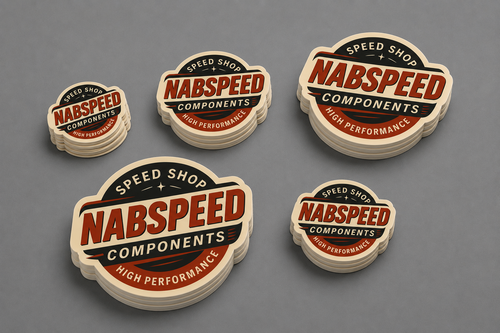 Nabspeed "speedshop" stickers