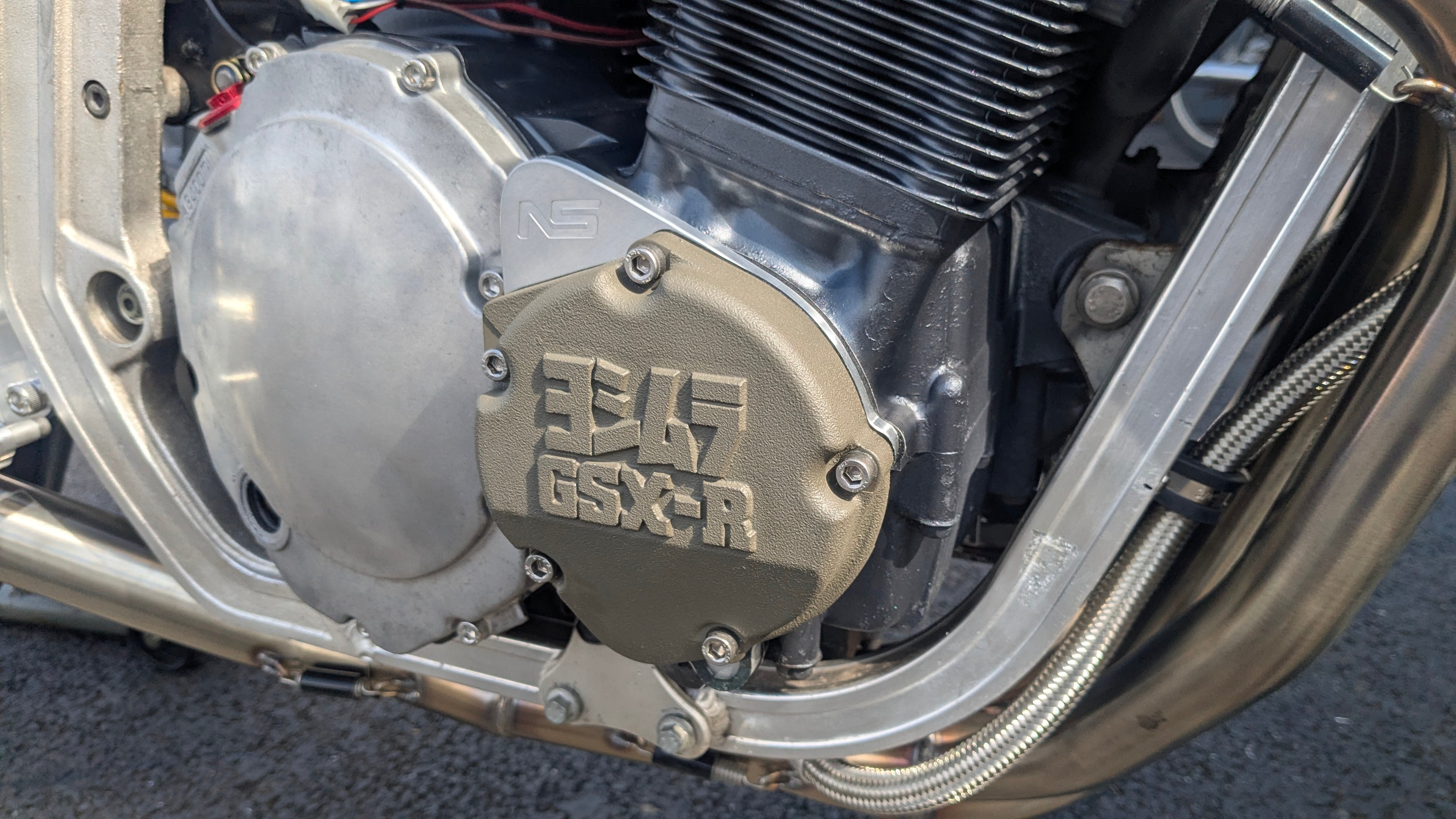 Yoshimura Ignition Cover Spacer kit for oil cooled Suzuki Motors